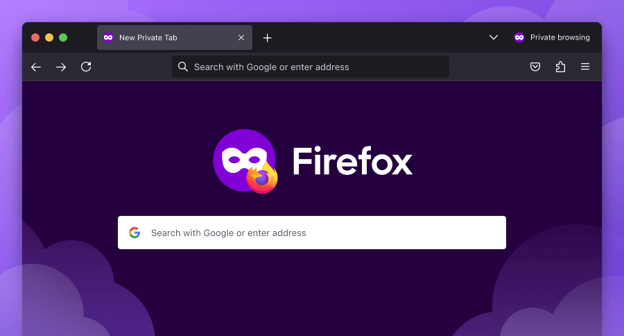 Firefox private browsing